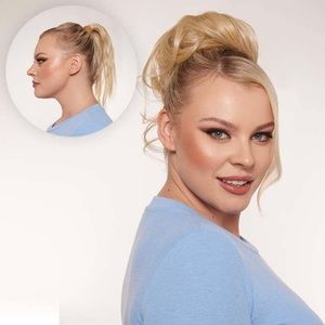INH Hair Sammy Messy Bun - Champagne Blond
